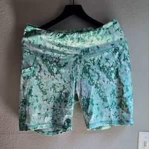 Green Biker Shorts - Z by Zella - L